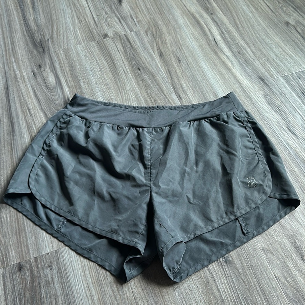 Grey running shorts